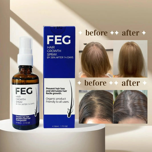 FEG Plus Hair Growth Spray 50ml – Reduce Hair Fall & Thicken Hair