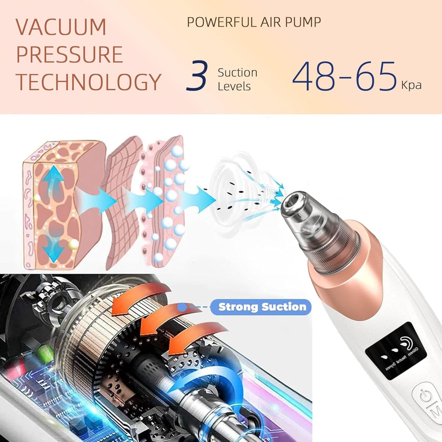 4βinβ1 Blackhead Removal Suction Machine β Cell Operated