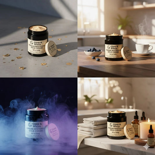 Glow & White Korean Whitening Gold Cream (0.5 KG)