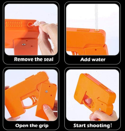 Folding iPhone Water Gun Toy for Kids & Adults