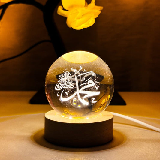 3D Arabic Crystal Ball Night Lamp