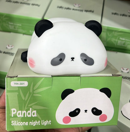 Cute Panda Night Light Silicone Soft Lamp