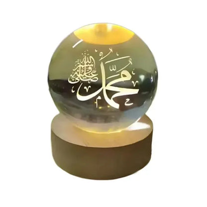 3D Arabic Crystal Ball Night Lamp