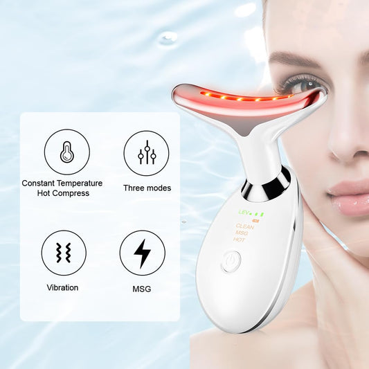 Neck & Face Massager – 3‑Mode Facial Sculpting & Skin Rejuvenation