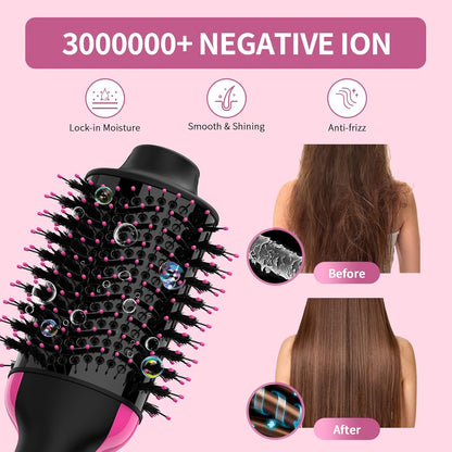 3‑in‑1 Hair Dryer, Straightener & Curler – Easy Styling