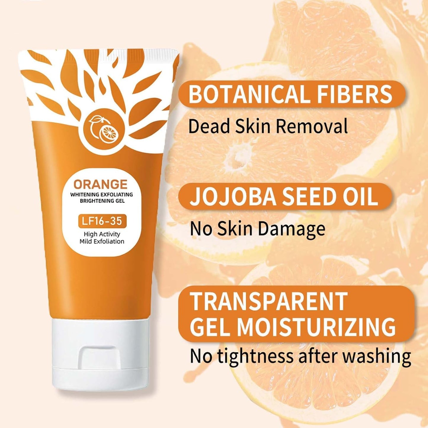 Orange Enzyme Exfoliating Gel 120g – Brightening & Nourishing Skincare