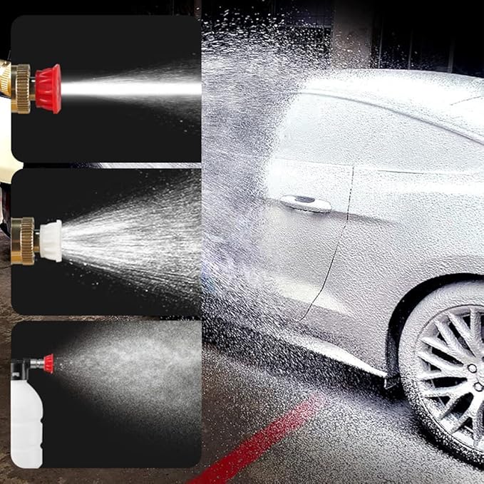 Automatic Cordless Car Wash Spray Gun – 48V High Pressure Lithium Battery