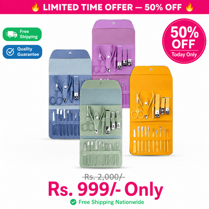 NAIL CUTTER KIT 16PIECES – 50% OFF | Free Shipping⚡