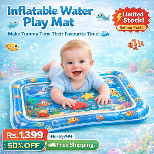 Premium Inflatable Baby Water Play Mat – 50% OFF | Free Shipping ⚡