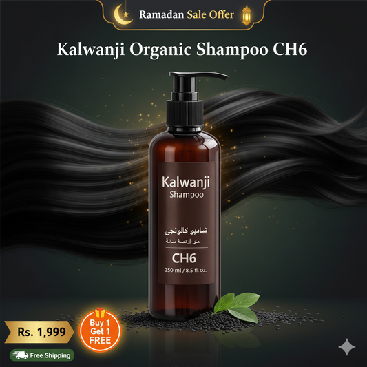 Organic Kalwanji Shampoo CH6 – Black Seed Hair Cleanser