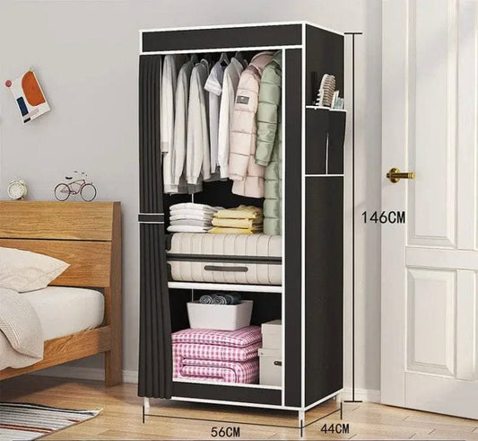 Heavy-Duty Portable Single Fabric Wardrobe Organizer