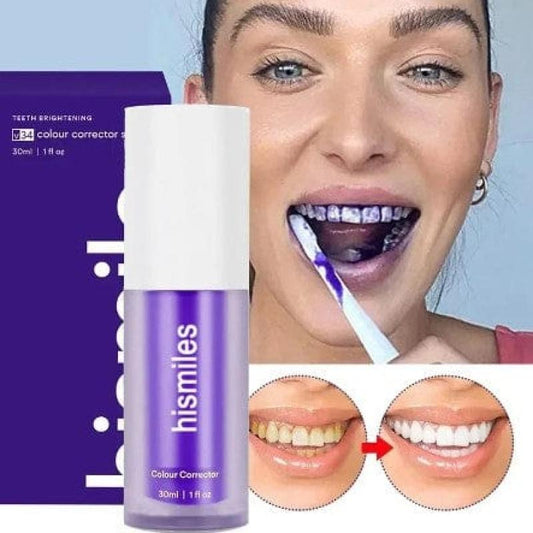 Hismile V34 Purple Whitening Toothpaste – Teeth Brightening and Color Corrector