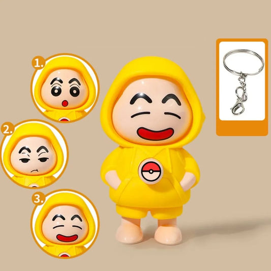 Shin-chan Face Changing Doll Keychain