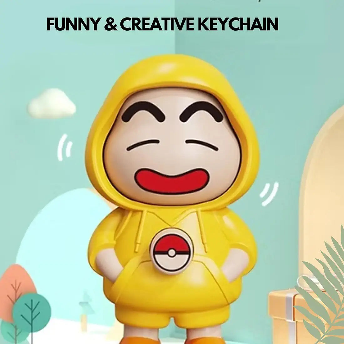 Shin-chan Face Changing Doll Keychain