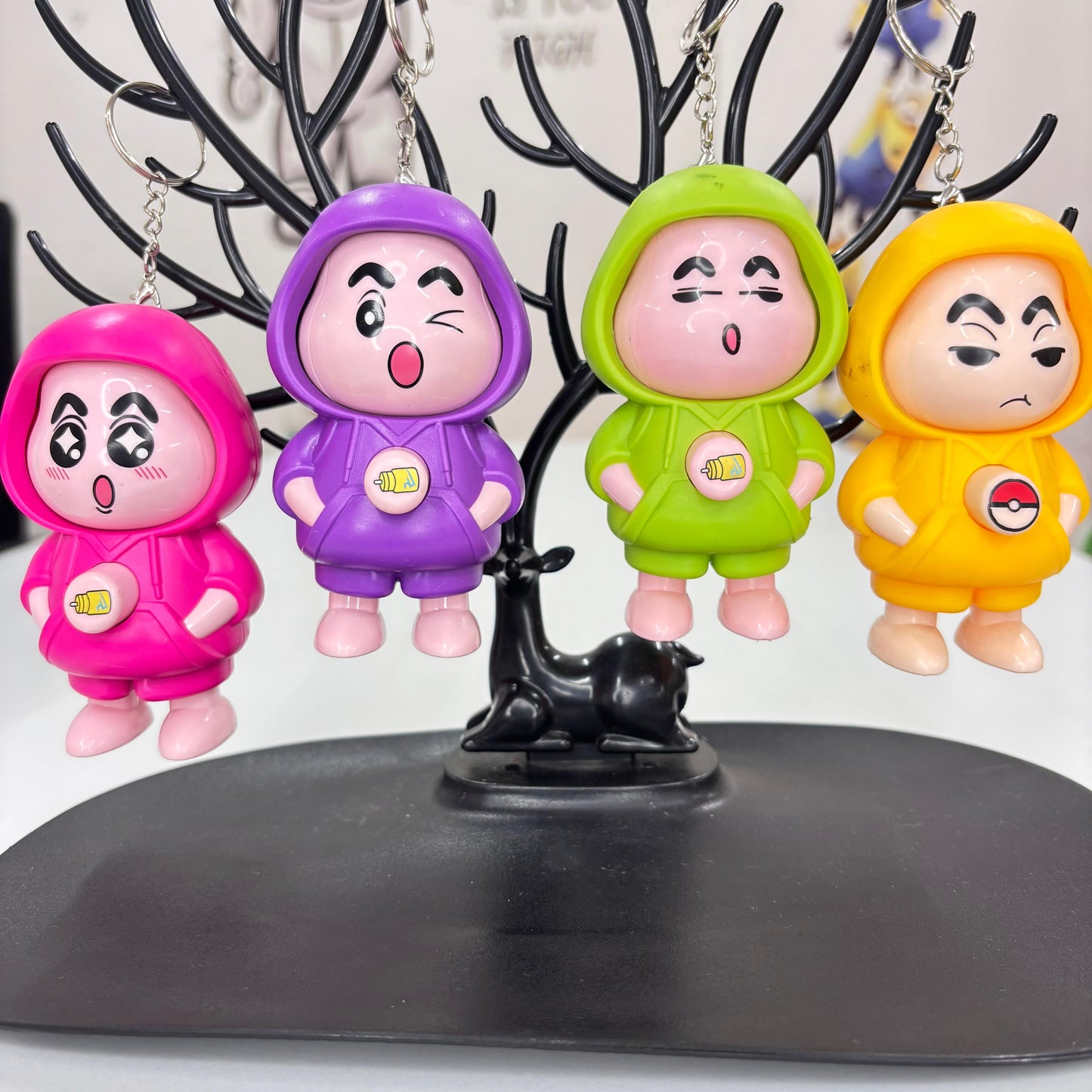 Shin-chan Face Changing Doll Keychain