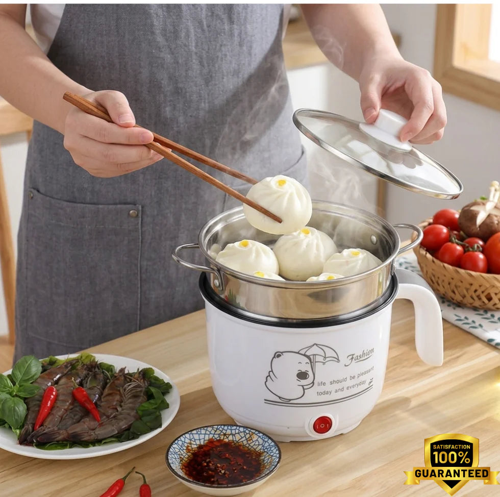 Multifunctional Electric Hot Pot, Nonstick Hot Pot Cooker & Steamer – 50% OFF | Free Shipping⚡