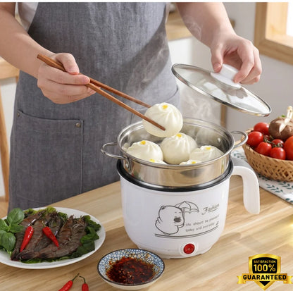 Multifunctional Electric Hot Pot, Nonstick Hot Pot Cooker & Steamer – 50% OFF | Free Shipping⚡