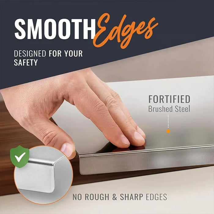 Food Grade Stainless Steel Vegetable Cutting Board – 50% OFF | Free Shipping⚡