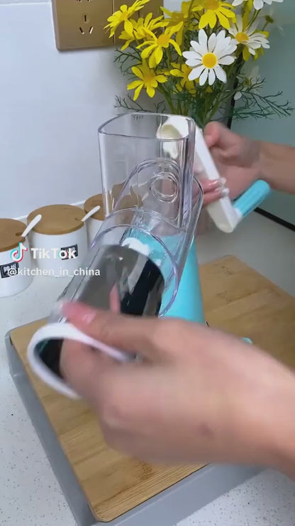 3‑in‑1 Vegetable Cutter & Drum Grater