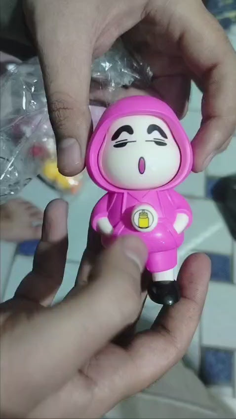 Shin-chan Face Changing Doll Keychain