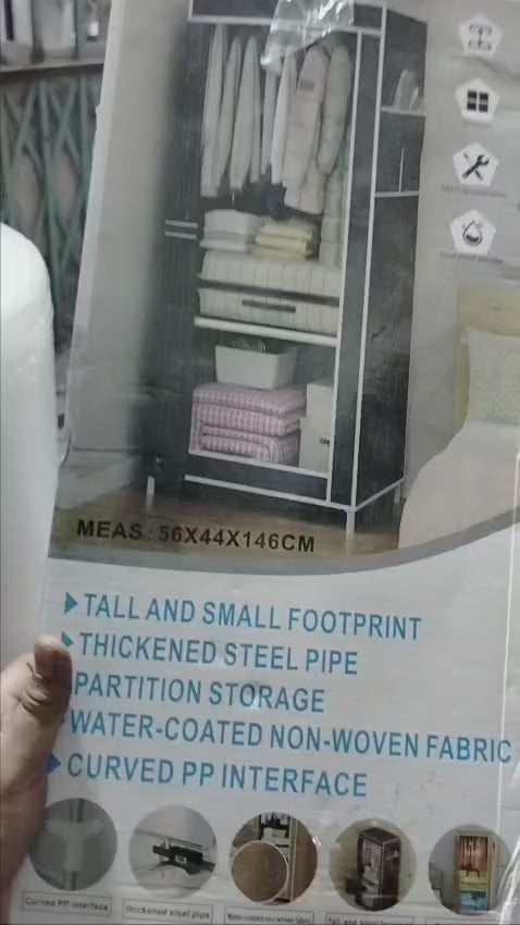 Heavy-Duty Portable Single Fabric Wardrobe Organizer