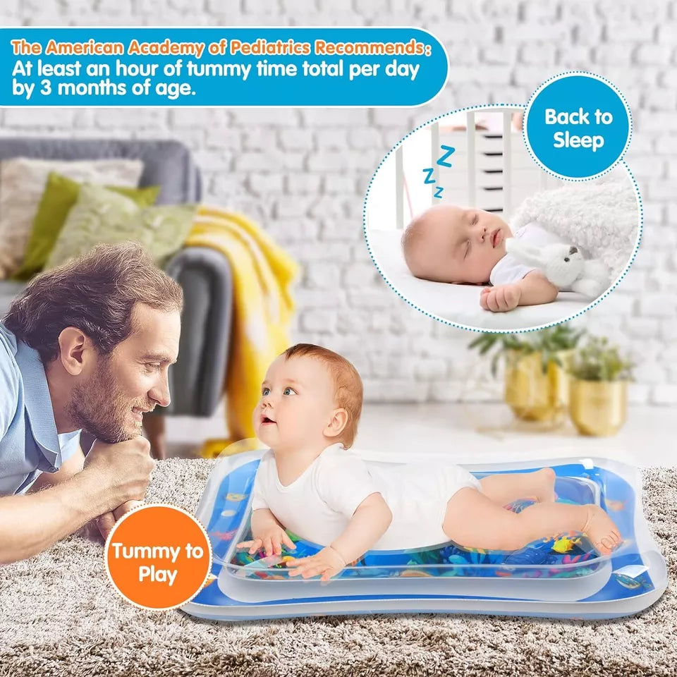 Premium Inflatable Baby Water Play Mat – 50% OFF | Free Shipping ⚡